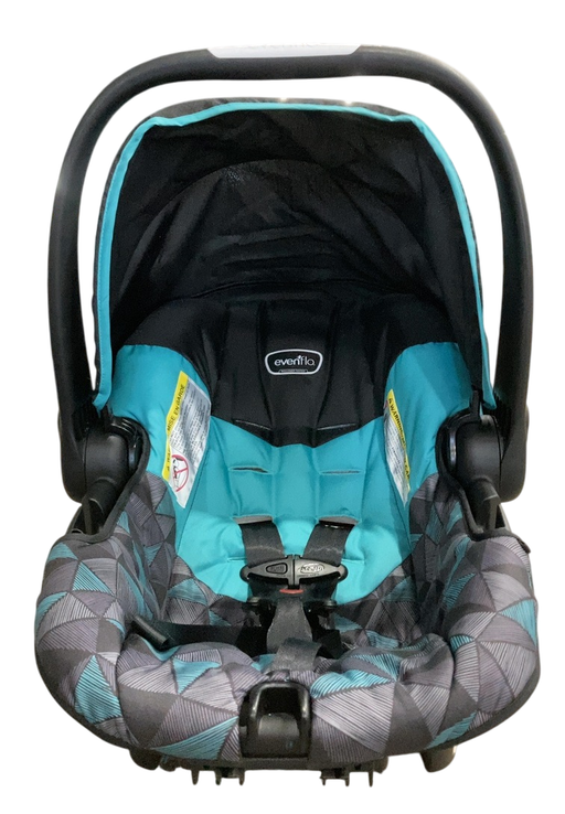 Shop Evenflo Nurturemax Infant Car Seat, 2025, Dallas Blue at Goodbuygears