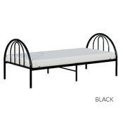 Shop BK Furniture Seattle Metal Twin Bed, Black at Goodbuygears