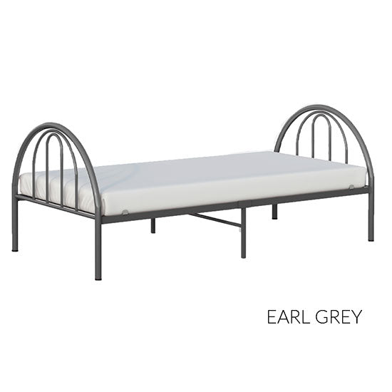Shop BK Furniture Brooklyn Metal Twin Bed, Earl Grey at Goodbuygears