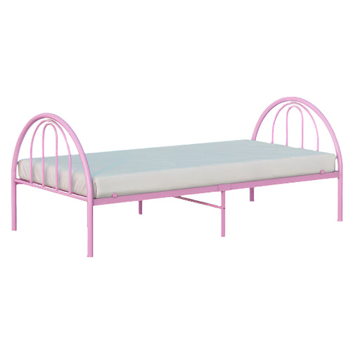 Shop BK Furniture Brooklyn Metal Twin Bed, Pink at Goodbuygears