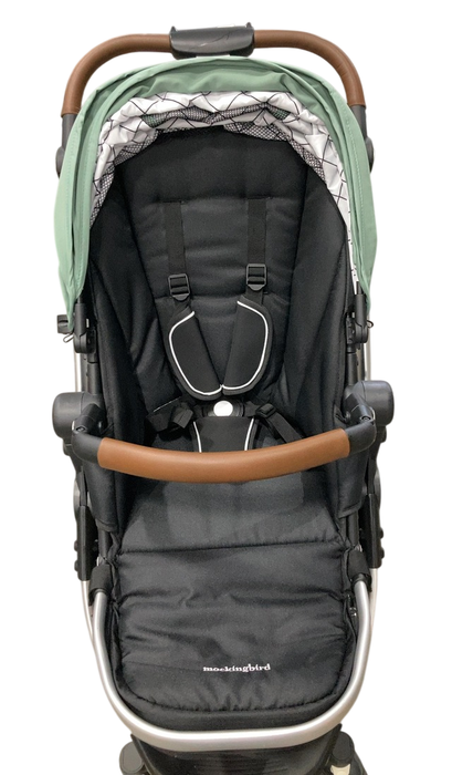 Shop Mockingbird Single 2.0 Stroller, 2025, Sage, Silver With Penny Leather, Windowpane at Goodbuygears