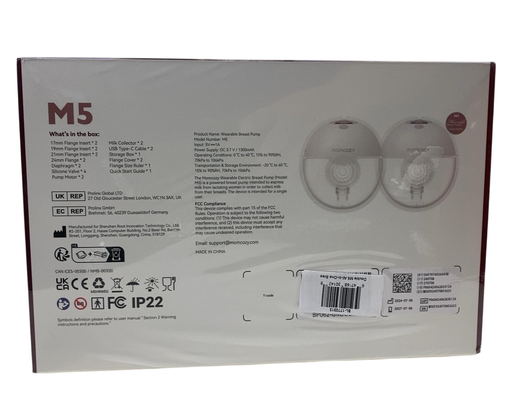 Shop Momcozy All-in-one M5 Double Wearable Breast Pump, Cozy Red at Goodbuygears