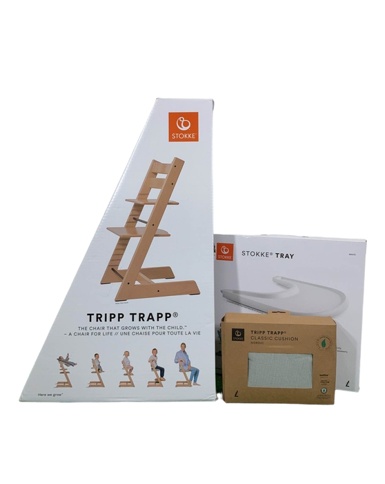 Shop Stokke Tripp Trapp Complete High Chair, Natural, Nordic Grey, 1 at Goodbuygears