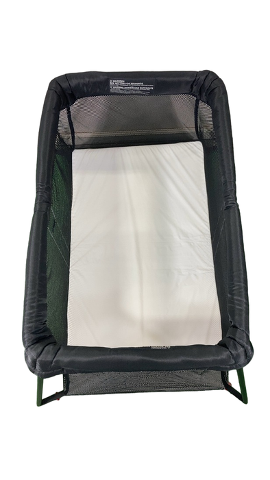 Shop BabyBjorn Travel Crib Light Bundle with Fitted Sheet, Black at Goodbuygears