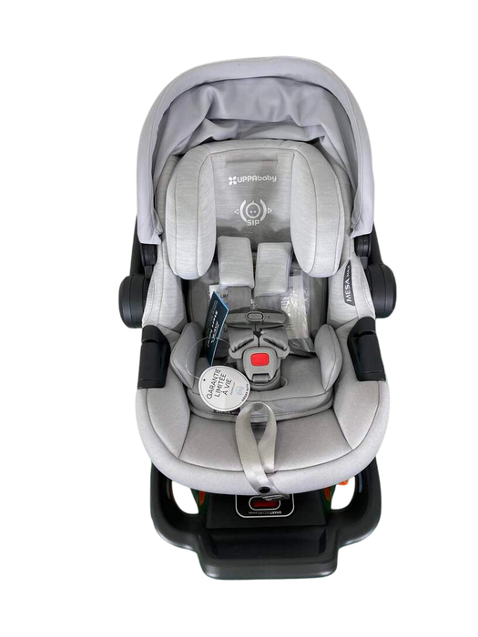 Shop UPPAbaby MESA MAX Infant Car Seat and Base, 2022, Anthony (White+Grey Chenille) at Goodbuygears