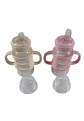 Shop Dr. Brown's Milestones Sippy Spout Bottle with Silicone Handles, 2 Pack, Wide-Neck, Pink/Cream, 9oz/270ml at Goodbuygears