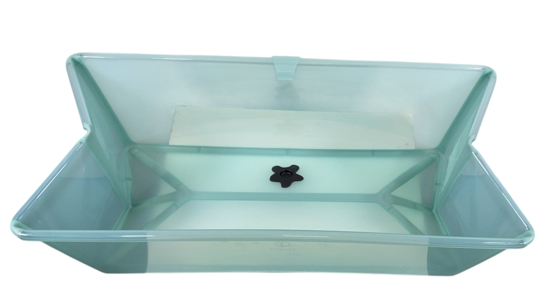 Shop Stokke Flexi Bath Foldable Baby Bathtub, Soft Mint, XLarge at Goodbuygears
