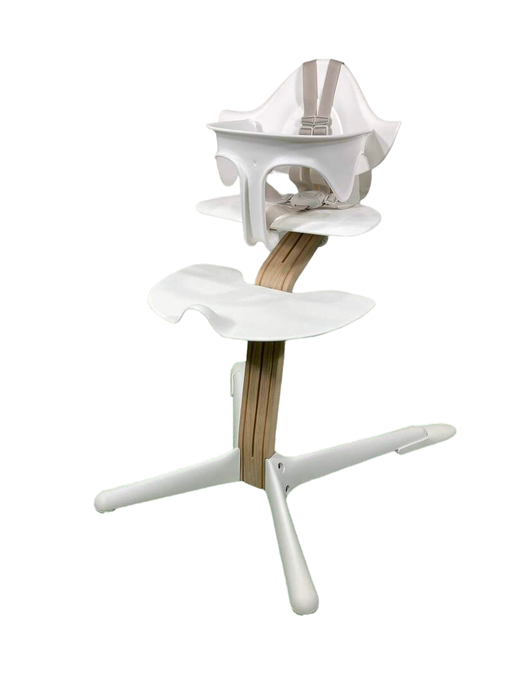 Shop Stokke Nomi High Chair, White/Natural at Goodbuygears