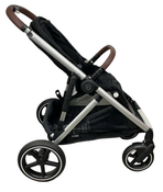 Shop Cybex Gazelle S Modular Stroller, 2024, Moon Black, Silver Frame at Goodbuygears