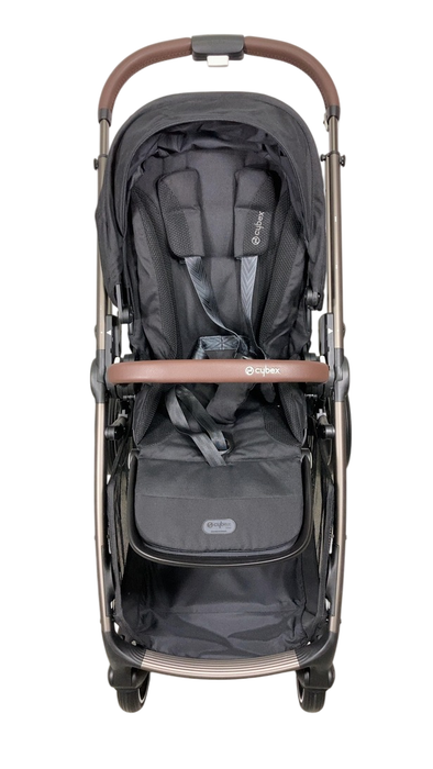 Shop Cybex Gazelle S Modular Stroller, 2023, Moon Black, Taupe Frame at Goodbuygears