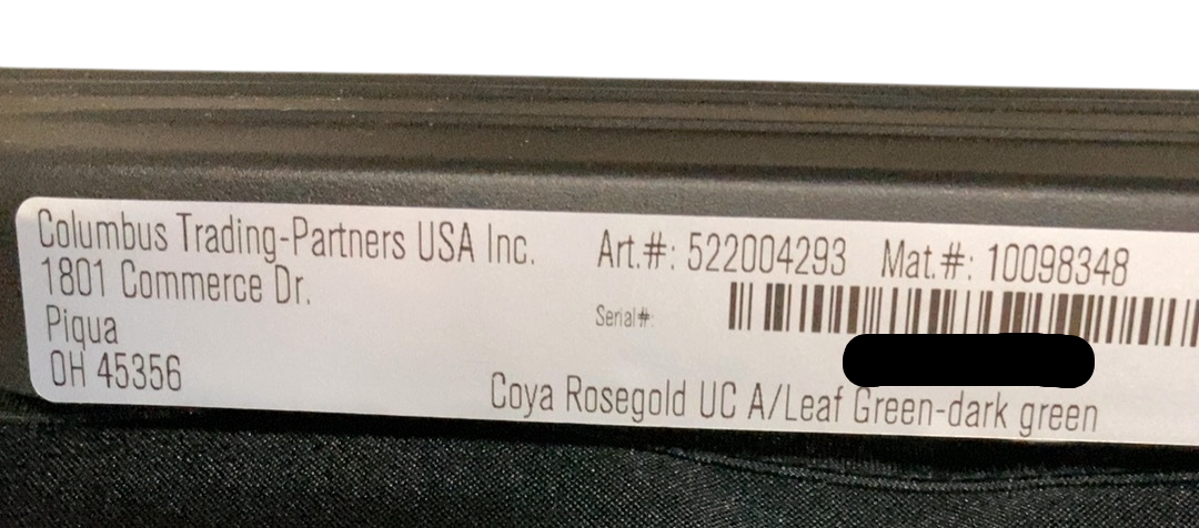 Shop Cybex Coya Stroller, 2023, Leaf Green, Rose Gold at Goodbuygears