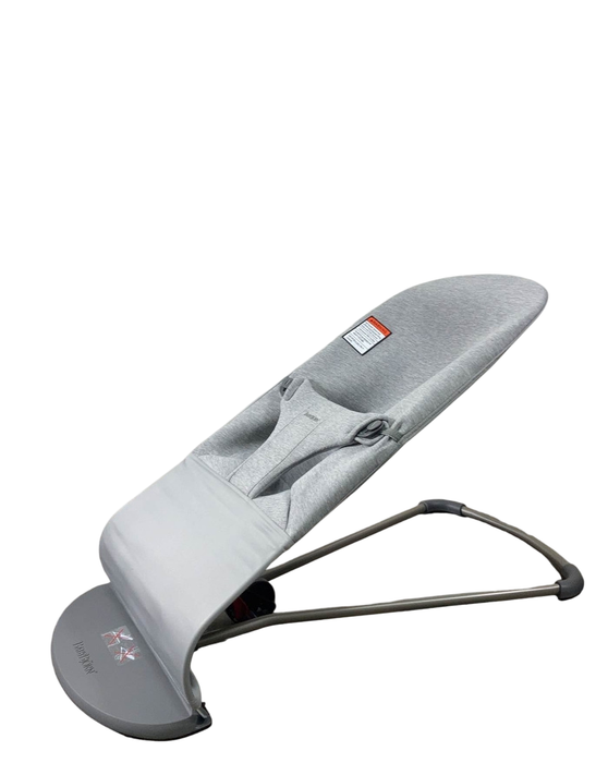 Shop BabyBjorn Bouncer Bliss, Dark Gray Frame, Light Gray 3D Jersey at Goodbuygears