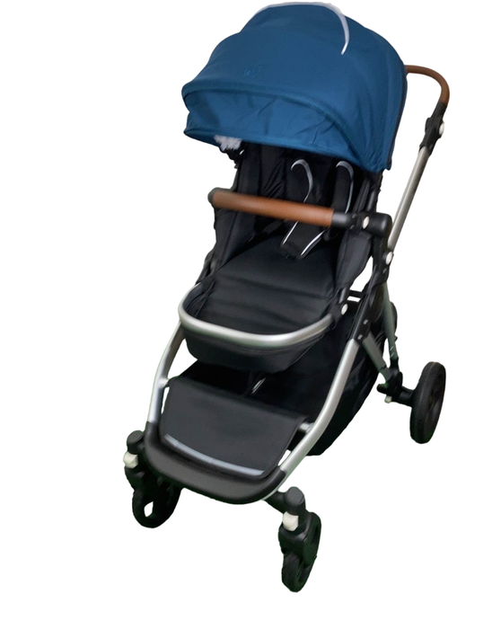Shop Mockingbird Single to Double 2.0 Stroller, Silver with Penny Leather, Windowpane, Sea, 2024 at Goodbuygears