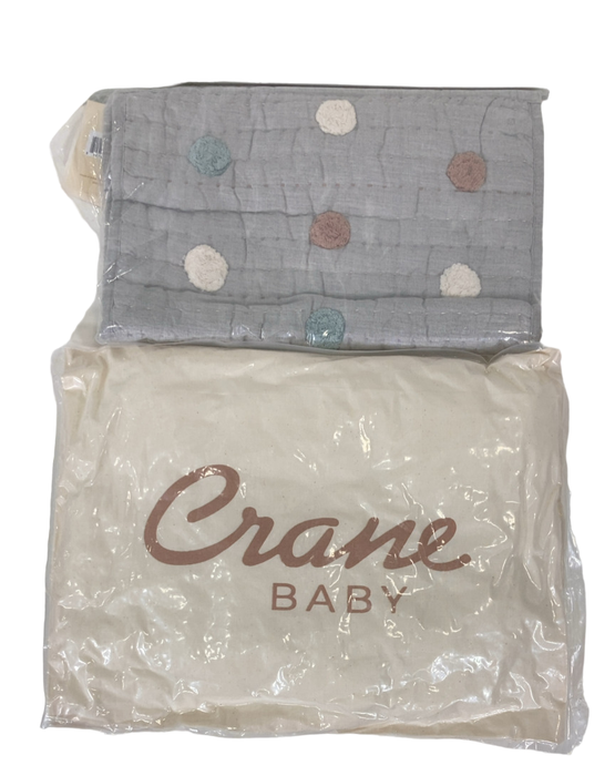 Shop Crane Baby Pom Pom Quilted Pillow Cover, Gray at Goodbuygears