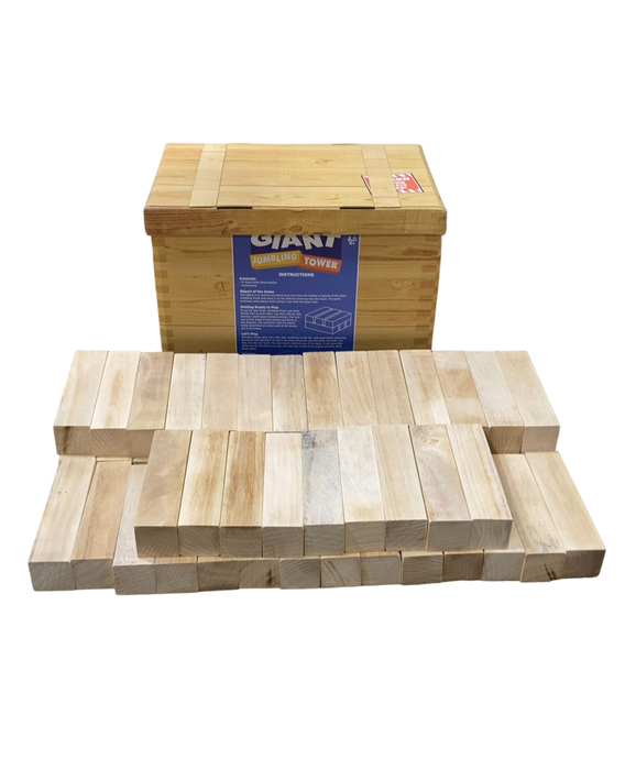 Shop SpinMaster Giant Jumbling Tower Game with Wood Blocks at Goodbuygears