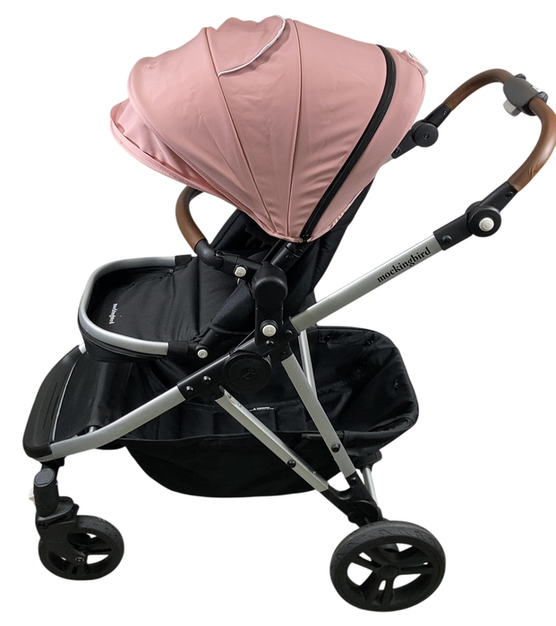 Shop Mockingbird Single to Double 2.0 Stroller, Bloom, Watercolor Drops, Silver With Penny Leather, 2025 at Goodbuygears