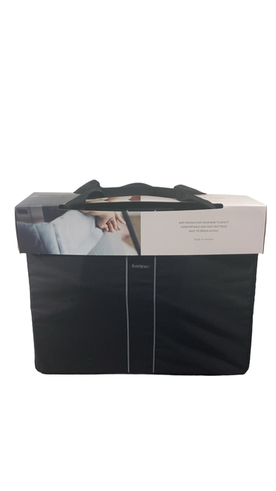 Shop BabyBjorn Travel Crib Light Bundle with Fitted Sheet, Silver at Goodbuygears