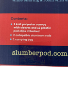 Shop SlumberPod 3.0 Sleep Canopy with Fan, Teal at Goodbuygears