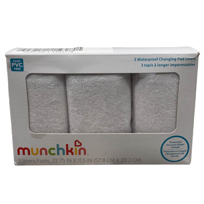Munchkin Waterproof Changing Pad Liners, 3 COUNT