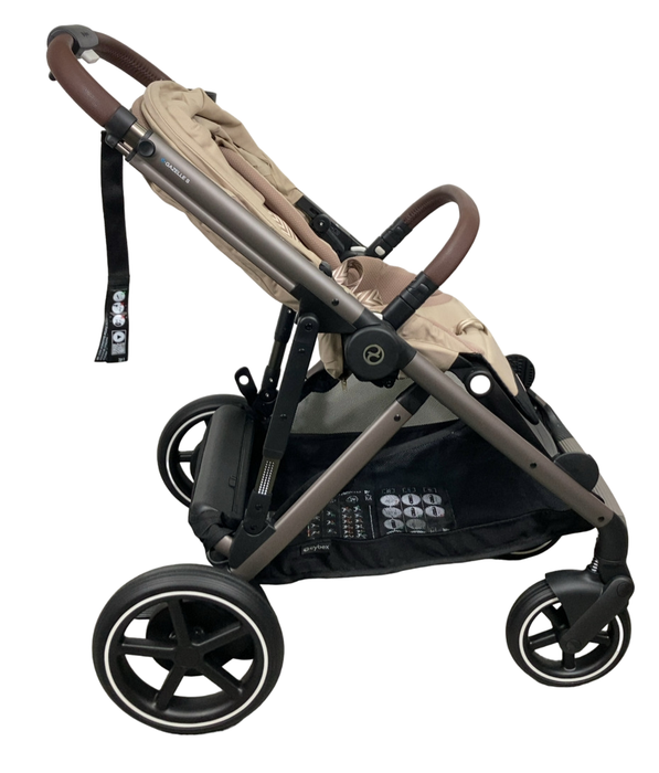 Shop Cybex e-Gazelle S Stroller, 2024, Almond Beige, Taupe at Goodbuygears