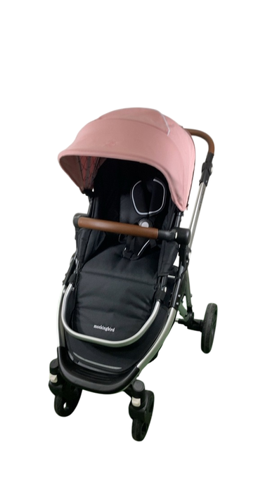 Shop Mockingbird Single 2.0 Stroller, 2025, Bloom, Silver With Penny Leather, Windowpane at Goodbuygears