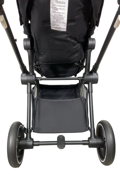 Shop Cybex Eos Lux Stroller, 2023, Moon Black at Goodbuygears