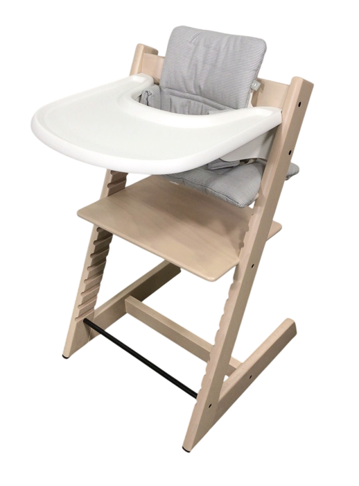 Shop Stokke Tripp Trapp Complete High Chair, Whitewash, Nordic Grey, 2 at Goodbuygears