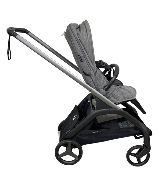 Shop Bugaboo Dragonfly Bassinet and Seat Stroller, 2023, Graphite, Grey Melange, Grey Melange at Goodbuygears