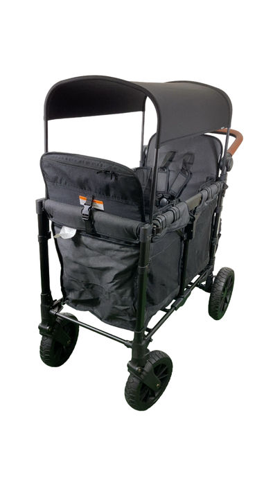 Shop Wonderfold W2 Luxe Multifunctional Double Stroller Wagon, 2022, Charcoal Black at Goodbuygears
