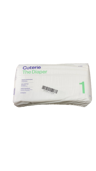 Shop Coterie Size 1 Diapers, 33 Count at Goodbuygears