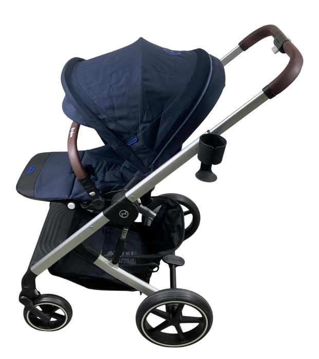 Shop Cybex Balios S Lux Stroller, 2024, Ocean Blue, Silver at Goodbuygears