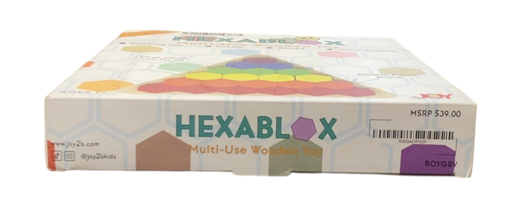 Shop Joy2b Hexablox, 21 Piece Set, ROYGBV at Goodbuygears