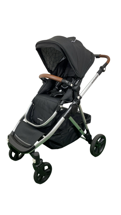 Shop Mockingbird Single to Double 2.0 Stroller, 2024, Black, Silver With Penny Leather, Windowpane at Goodbuygears