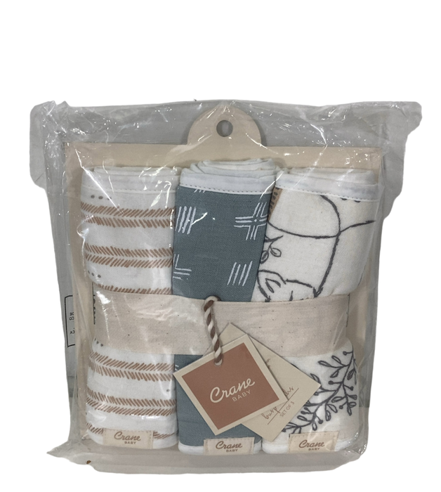 Shop Crane Baby Cotton Muslin Burp Cloth Set, Ezra at Goodbuygears