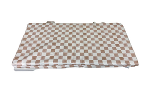 Shop Toki Kids Vegan Leather Mat Standard, Checker Toffee at Goodbuygears