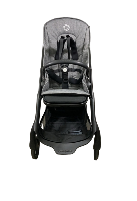 Shop Bugaboo Dragonfly Stroller, 2023, Black, Grey Melange, Midnight Black at Goodbuygears