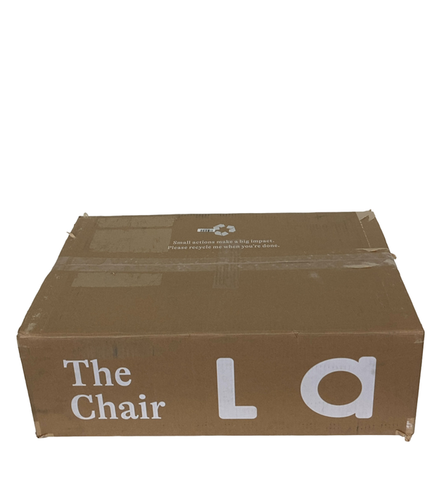 Shop Lalo The Chair with Cushion, Coconut, Leather Mono Coconut, White at Goodbuygears