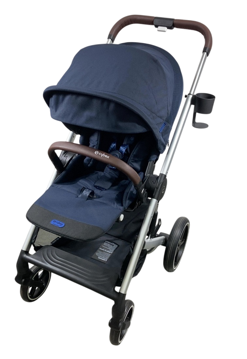 Shop Cybex Balios S Lux Stroller, 2024, Ocean Blue, Silver at Goodbuygears