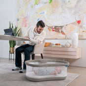 Shop Halo Bassinest Swivel Sleeper 3.0, Warm Grey at Goodbuygears