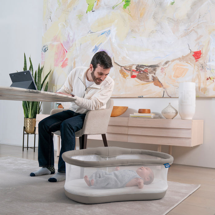 Shop Halo Bassinest Swivel Sleeper 3.0, Warm Grey at Goodbuygears