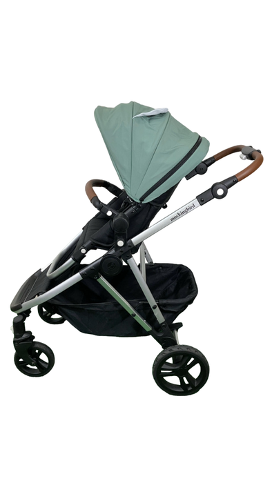 Shop Mockingbird Single to Double 2.0 Stroller, 2024, Sage, Silver With Penny Leather, Watercolor Drops at Goodbuygears
