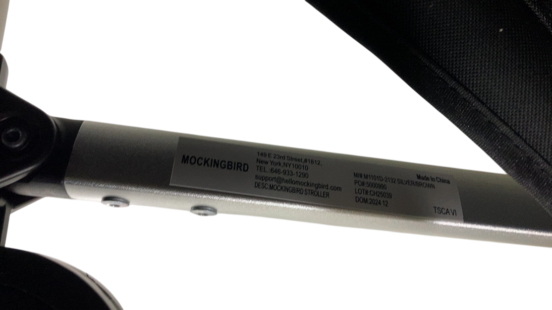 Shop Mockingbird Single 2.0 Stroller, 2024, No Canopy, No Canopy, Silver With Penny Leather at Goodbuygears