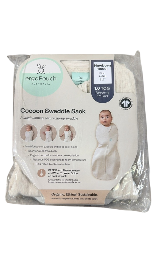 Shop ErgoPouch Cocoon Swaddle Bag, 1.0 TOG, 0000M, Oatmeal Marle at Goodbuygears