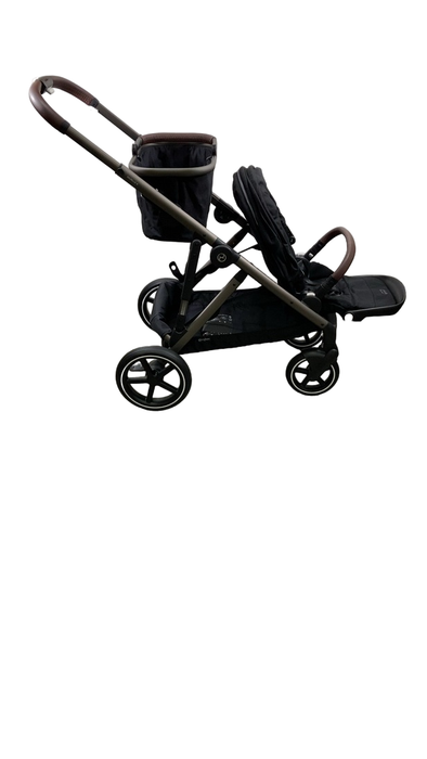 Shop Cybex Gazelle S Modular Stroller, 2023, Moon Black, Taupe Frame at Goodbuygears