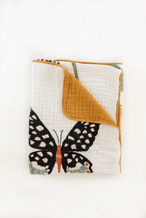 Shop Clementine Kids Large Butterfly Collector Throw Blanket at Goodbuygears