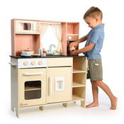 Shop Mentari Cream Play Kitchen at Goodbuygears