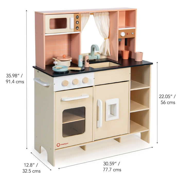 Shop Mentari Cream Play Kitchen at Goodbuygears