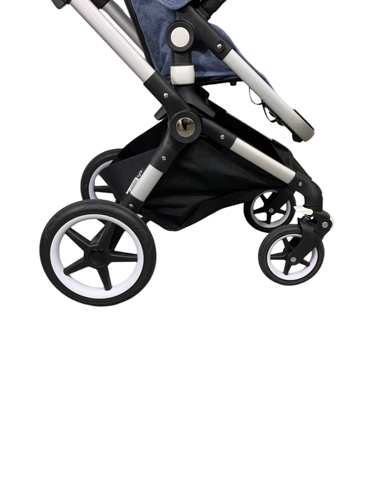 used Bugaboo Lynx Stroller, 2020, Aluminum, Blue Melange