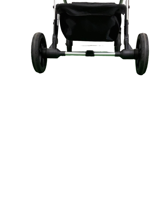 Shop Mockingbird Single to Double 2.0 Stroller, 2024, Silver with Black Leather, Windowpane, Sky at Goodbuygears