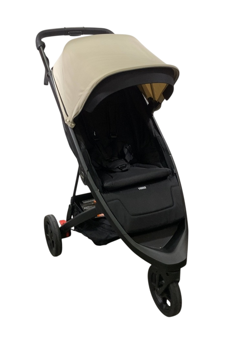 Shop Thule Spring Stroller, Black, 2024, Soft Beige at Goodbuygears